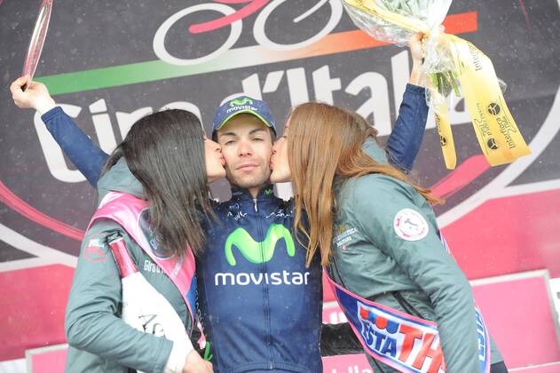 2013, Giro d Italia, tappa 15 Cesana Torinese - Col du Galibier, Movistar 2013, Visconti Giovanni, Galibier 