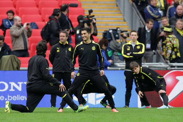 Nuri SAHIN (Borussia Dortmund - BVB - 18) ist gut gelaunt beim Abschlusstraining des BVB Borussia Dortmund EP_GST