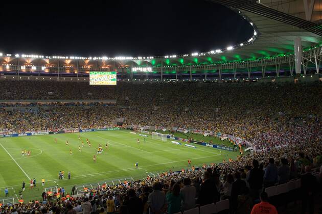 Football - International Friendly - Brazil A general view of action at the Maracana Stadium, Rio de Janeiro 