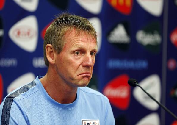 England s Stuart Pearce during his press conference England U21 Training - UEFA U21 Championship 2013 - Teddy Stadium - Jerusalem - Israel - 10 06 2013 - Pic David Klein Sportimage EDITORIAL USE ONLY. No use with unauthorised audio, video, data, fixture lists, club league logos or live services. Online in-match use limited to 120 images, no video emulation. No use in betting, games or single club league player publications.