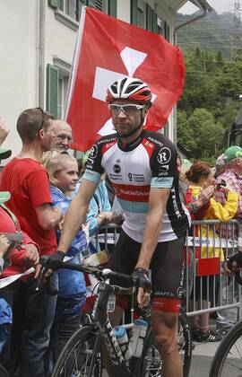 Schweiz,Innertkirchen 11.06.2013: Tour De Suisse 2013, 4. Etappe Innertkirchen-Buochs, VOIGT Jens (GER) RADIOSHACK LEOPARD (RLT) Start