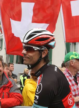 Schweiz, Innertkirchen 11.06.2013 : Radsport Tour de Suisse 2013 4.Etappe Innertkirchen-Buochs KLÖDEN Andreas (GER) RADIOSHACK LEOPARD (RLT) in seiner Wahlheimat