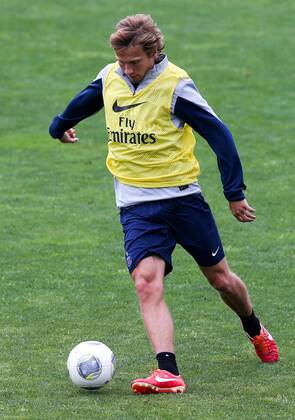 FUSSBALL - PSG, Training STEGERSBACH,AUSTRIA,11.JUL.13 - FUSSBALL - Ligue 1, Paris Saint-Germain FC, IFCS Trainingslager. Bild zeigt Clement Chantome (PSG). 