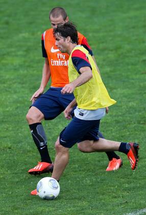 FUSSBALL - PSG, Training STEGERSBACH,AUSTRIA,11.JUL.13 - FUSSBALL - Ligue 1, Paris Saint-Germain FC, IFCS Trainingslager. Bild zeigt Sherrer Maxwell (PSG). 