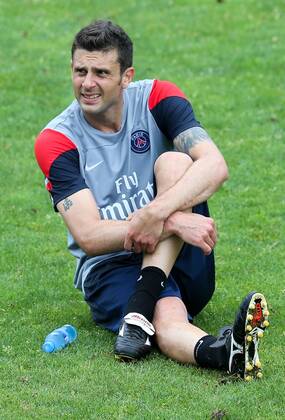 FUSSBALL - PSG, Training STEGERSBACH,AUSTRIA,11.JUL.13 - FUSSBALL - Ligue 1, Paris Saint-Germain FC, IFCS Trainingslager. Bild zeigt Thiago Motta (PSG). 