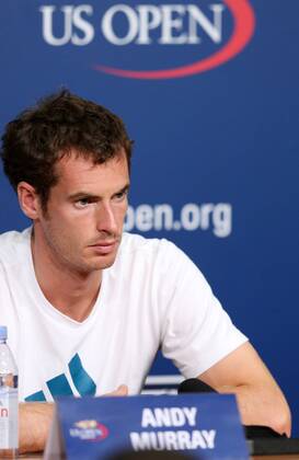 TENNIS - ATP, US Open 2013, PK NEW YORK CITY,NEW YORK,USA,24.AUG.13 - TENNIS - ATP Tennis Herren Tour, US Open 2013, Grand Slam, Flushing Meadows, Pressekonferenz. Bild zeigt Andy Murray (GBR). 