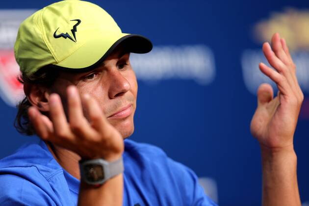 TENNIS - ATP, US Open 2013, PK NEW YORK CITY,NEW YORK,USA,24.AUG.13 - TENNIS - ATP Tennis Herren Tour, US Open 2013, Grand Slam, Flushing Meadows, Pressekonferenz. Bild zeigt Rafael Nadal (ESP). 