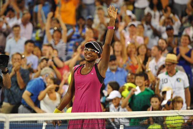 Victoria Duval (USA) TENNIS : US Open 2013 - 27 08 2013 TennisMagazine Panoramic 