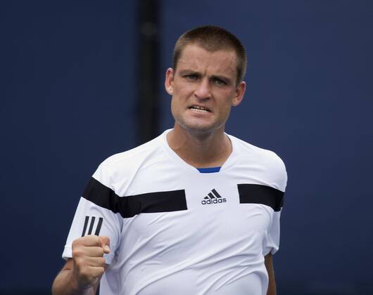 Aug. 28, 2013 - Flushing Meadows, New York, U.S - Mikhail Youzhny of Russia during their 2013 US Open singles match at the USTA Billie Jean King National Tennis Center in New York city New York on Wednesday August 28, 2013.  - ZUMAp12