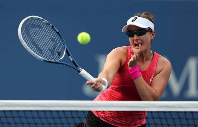 TENNIS - WTA, US Open 2013 NEW YORK CITY,NEW YORK,USA,31.AUG.13 - TENNIS - WTA Tennis Damen Tour, US Open 2013, Grand Slam, Flushing Meadows, Doppel. Bild zeigt Abigail Spears (USA).