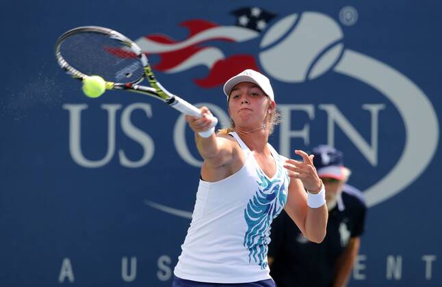 TENNIS - ATP, US Open 2013 - NEW YORK CITY,NEW YORK,USA,03.SEP.13 - TENNIS - WTA Tennis Damen Tour, US Open 2013, Grand Slam, Flushing Meadows, Junioren. Bild zeigt Katerina Stewart (USA). 