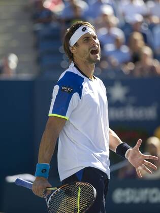 September 04, 2013: David Ferrer of Spain in action in the US Open Tennis Championships at the Billie Jean King National Tennis Center in Flushing, New York. TENNIS: SEP 04 US Open Icon250130904145 EDITORIAL USE ONLY