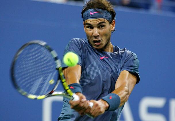 Rafael Nadal of Spain - quarter-finals match at the U.S. Open Championship held at the USTA Billie Jean King National Tennis Center on September 4, 2013 in New York City. UPI Photo Monika Graff  NYP20130904331
