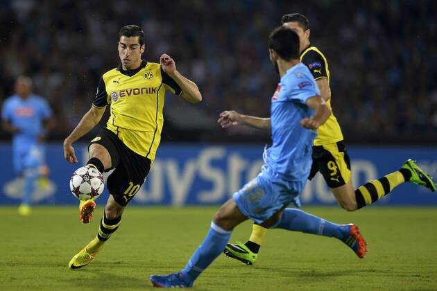 Henrikh Mkhitaryan Borussia Napoli SSC Napoli - Borussia Dortmund andreaxstaccioli