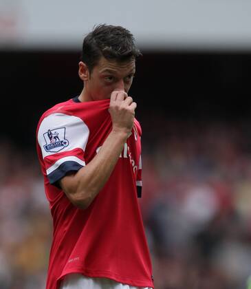 Arsenal v Stoke City . . London, UK . . 22.09.2013 Mesut Ozil (A)