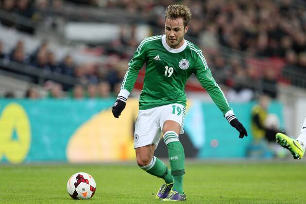 Mario GÖTZE (GER) Fussball-Länderspiel England (ENG) - Deutschland (GER) 0:1, am 19.11.2013 in London England.
