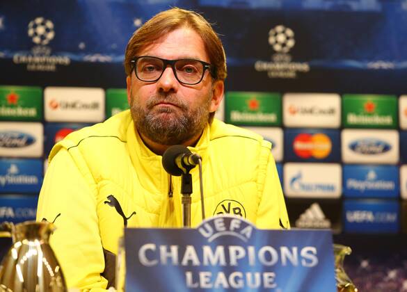 Montag 25.11.2013, Saison 2013 2014, UEFA Champions League, Pressekonferenz im Presseraum des Dortmunder Signal Iduna Parks vor dem Spiel zwischen dem BVB Borussia Dortmund und dem SSC Neapel, Trainer Jürgen Klopp (BVB)