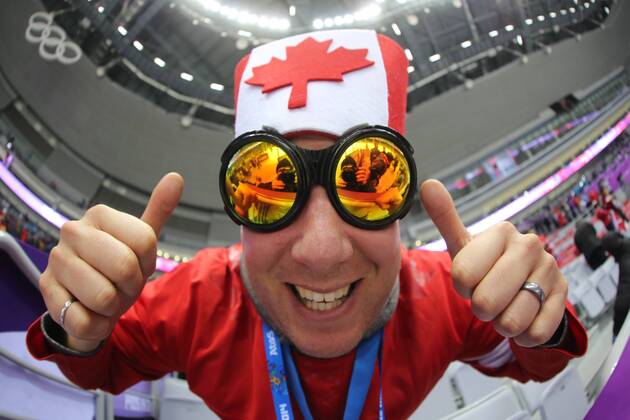 The XXII Winter Olympic Games 2014 in Sotchi, Olympics, Olympische Winterspiele Sotschi 2014 Fan of Canada xMaltexChristiansx