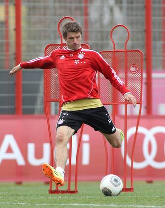 19.03.2014,FC Bayern Training, Saebenerstrasse,Muenchen, Fussball,Sport,im Thomas Mueller EP_prz