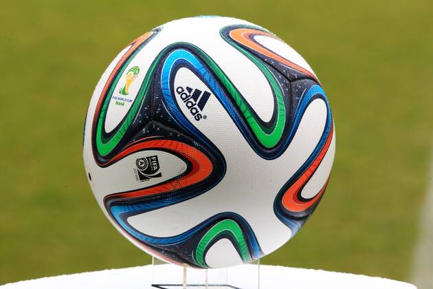 02.04.2014 Bild zeigt den Adidas Brazuca. Der Offizielle Ball der FIFA Fussball WM 2014 