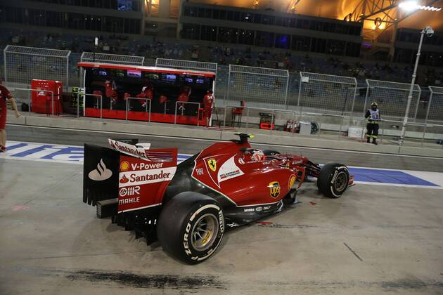 Kimi Raikkonen, Scuderia Ferrari, formula 1 GP, Bahrain in Manama Shakir 05.04.14 Photo:mspb Sohail Ali Kimi Raikkonen, formula 1 GP, Bahrain,