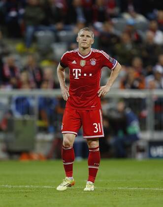 Bastian Schweinsteiger (Bayern) . FC Bayern München-Real Madrid . München, GER, 29.04.2014 ,Halbfinale Fussball-Champions League 2013-2014 .