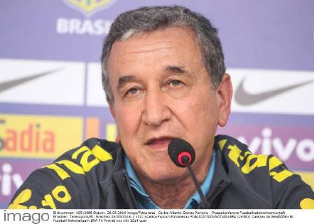 Carlos Alberto Gomes Parreira - Pressekonferenz Fussballnationalmannschaft Brasilien. Teresopolis RJ, Brasilien 26 05 2014. ( x(11)xCelsoxPupox xFotoarenax  (24361) Coletiva da SeleÃßÃ£o Br