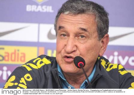 Carlos Alberto Gomes Parreira - Pressekonferenz Fussballnationalmannschaft Brasilien. Teresopolis RJ, Brasilien 26 05 2014. ( x(11)xCelsoxPupox xFotoarenax  (24361) Coletiva da SeleÃßÃ£o Br
