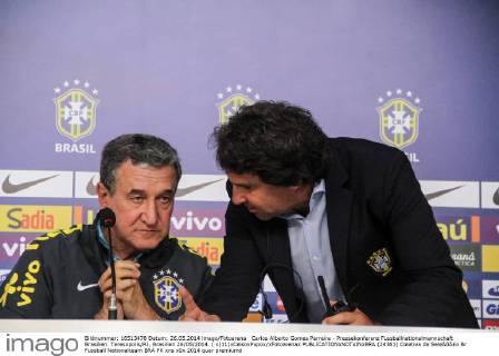 Carlos Alberto Gomes Parreira - Pressekonferenz Fussballnationalmannschaft Brasilien. Teresopolis RJ, Brasilien 26 05 2014. ( x(11)xCelsoxPupox xFotoarenax  (24361) Coletiva da SeleÃßÃ£o Br