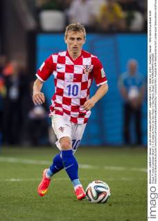 Luka Modric (CRO), JUNE 12, 2014 - Football Soccer : FIFA World Cup Brazil 2014 Group A match between Brazil 3-1 Croatia at Arena de Sao Paulo in Sao Paulo, Brazil. NOxTHIRDxPARTYxSALES.  (ptmb057992)