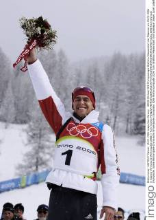 GREIS Michael GER Olympiasieger Biathlon Massenstart der Maenner am 25.02.2006 in Cesana Olympische Winterspiele 2006 in Turin Italien