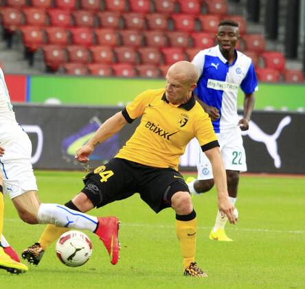 30.07.2014 Zürich Fussball Herren Champions League-Qualifikation Saison 2014 2015 Stadion Letzigrund Grasshopper Club Zürich - OSC Lille Bild zeigt Florent Balmont (Lille) (GC ) Einzelbild Aktion Foto