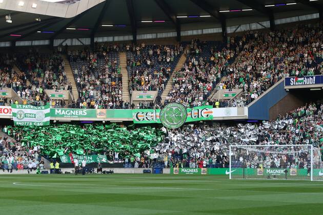 UEFA CHAMPIONS LEAGUE SECOND LEG THIRD ROUND QUALIFICATION MATCH IN EDINBURGH: CELTIC GLASGOW - LEGIA WARSAW KIBICE CELTIKU GY5Q7888