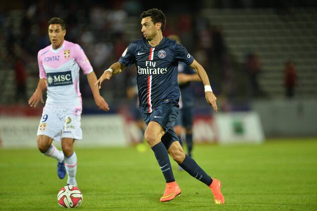 JAVIER PASTORE FOOTBALL : Evian Thonon Gaillard vs Paris St Germain PSG - Ligue 1 - 22 08 2014 AnthonyBIBARDFEP 