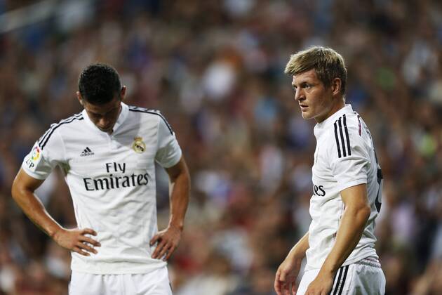 Toni Kroos (Real), OCTOBER 5, 2014 - Football Soccer : Spanish Liga BBVA match between Real Madrid CF 5-0 Athletic Club de Bilbao at the Santiago Bernabeu Stadium in Madrid, Spain. Noxthirdxpartyxsales  (heha015203)