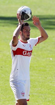 VfB Stuttgart II 01.04.2012, Fussball 3. Liga, VfB Stuttgart II- Carl Zeiss Jena (3:0): Felice Vecchione (VfB Stuttgart II).
