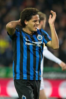 - BRUGGE, BELGIUM: Club s Felipe Gedoz De Conceicao reacts during a game between Belgian soccer team Club Brugge and Danish team FC Kobenhavn, Thursday 23 October 2014, in Brugge stadium. It is the third day of the group stage of the UEFA Europa League competition, in group B. KURTxDESPLENTER  premiumd 20146075