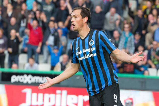 - BRUGGE, BELGIUM: Club s Tom De Sutter reacts during the Jupiler Pro League match between Club Brugge KV and KAA Gent, in Brugge, Sunday 26 October 2014, on day 12 of the Belgian soccer championship. KURTxDESPLENTER 04490351