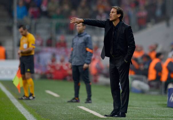 FUSSBALL CHAMPIONS LEAGUE SAISON 2014 2015 Vorrunde FC Bayern Muenchen - AS Rom 05.11.2014 Trainer Rudi Garcia (AS Rom)