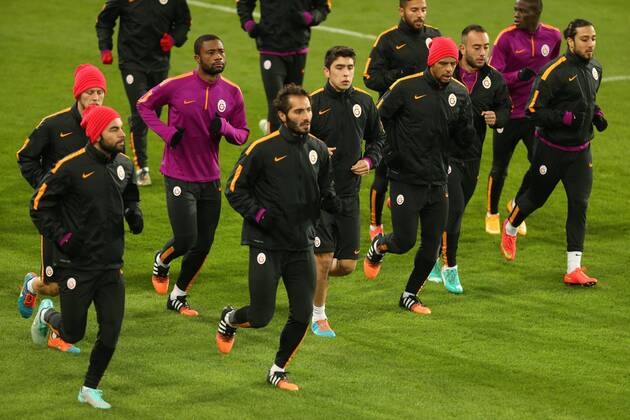 - BRUSSELS, BELGIUM: Galatasaray s Hamit Altintop pictured during a training session of Turkish soccer team Galatasaray, in Brussels, Tuesday 25 November 2014. Tomorrow Galatasaray is playing against Belgian team RSCA Anderlecht on day 5 of the group stage of the UEFA Champions League competition, in group D. VIRGINIExLEFOUR  x04508941x