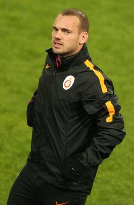- BRUSSELS, BELGIUM: Galatasaray s Wesley Sneijder pictured during a training session of Turkish soccer team Galatasaray, in Brussels, Tuesday 25 November 2014. Tomorrow Galatasaray is playing against Belgian team RSCA Anderlecht on day 5 of the group stage of the UEFA Champions League competition, in group D. VIRGINIExLEFOUR  x04508959x