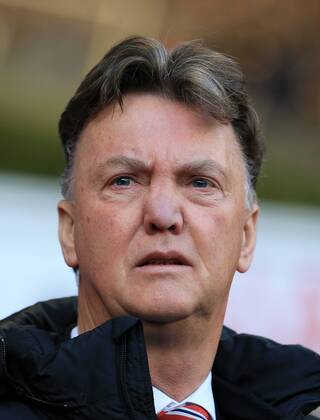 Manchester United ManU s Louis Van Gaal looks on Barclays Premier League - Tottenham Hotspur vs Manchester United - White Hart Lane - England - 28th December 2014 - Picture David Klein Sportimage EDITORIAL USE ONLY. No use with unauthorised audio, video, data, fixture lists, club league logos or live services. Online in-match use limited to 120 images, no video emulation. No use in betting, games or single club league player publications.