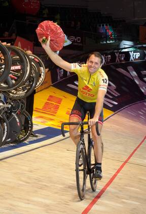 GER, Sixdays Bremen 12.01.2015, ÖVB Arena, Bremen, GER, Sixdays Bremen, im Bild Luke Roberts wird verabschiedet nphxFrisch