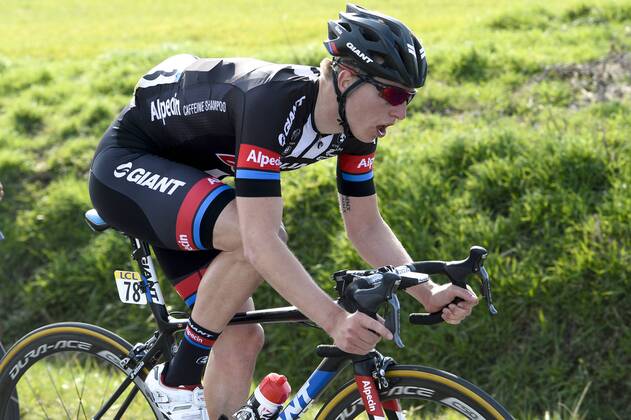- SAINT-POURCAIN-SUR-SIOULE, FRANCE: Belgian Zico Waeytens of Team Giant-Alpecin pictured during stage 3 on the fourth day of the 73rd edition of Paris-Nice cycling race, 179 km from Saint-Amand-Montrond to Saint-Pourcain-sur-Sioule, France, Wednesday 11 March 2015. DIRKxWAEM  x04584656x