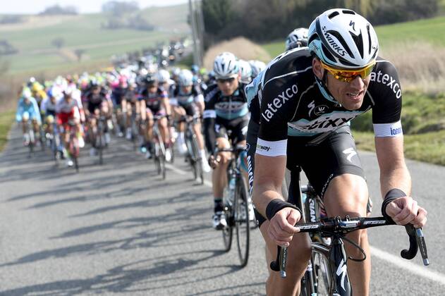 - SAINT-POURCAIN-SUR-SIOULE, FRANCE: Belgian Stijn Vandenbergh of team Ettix - Quick-Step pictured during stage 3 on the fourth day of the 73rd edition of Paris-Nice cycling race, 179 km from Saint-Amand-Montrond to Saint-Pourcain-sur-Sioule, France, Wednesday 11 March 2015. DIRKxWAEM  x04584660x