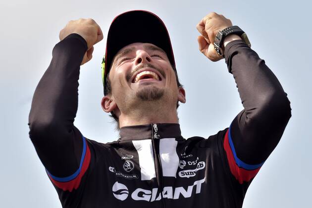 John Degenkolb (Team Giant - Alpecin) CYCLISME : Paris Roubaix - 12 04 2015 Photonews Panoramic 