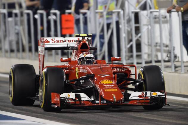 Kimi Räikkönen, Scuderia Ferrari, formula 1 GP, Bahrain in Manama Shakir 17.04.2015 Photo:mspb Jerry Andre Kimi Räikkönen, formula 1 GP, Bahrain