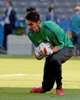 05.06.2015, xjhx, Fussball Champions League, Juventus Turin - FC Barcelona Barca Mediaday, v.l. Gianluigi Buffon (Juventus Turin)