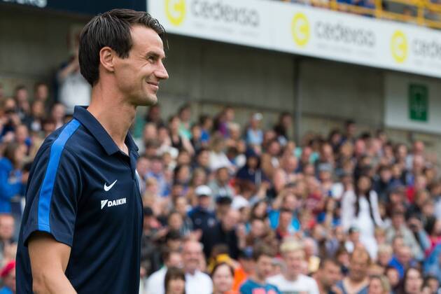 - BRUGGE, BELGIUM: Club s Davy De Fauw pictured during the fan day of Belgian first league soccer team Club Brugge KV, Sunday 05 July 2015 in Brugge. KURTxDESPLENTER x04658291x