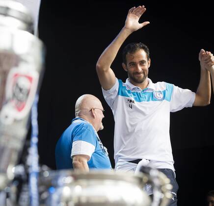 - GENT, BELGIUM: Gent s Rafinha Rafael Scapini de Almeida pictured during the official presentation of the 2015-2016 Belgian first division soccer team KAA Gent during the Gentse Feesten city festival, in Gent, Monday 20 July 2015. JASPERxJACOBS  x04667851x